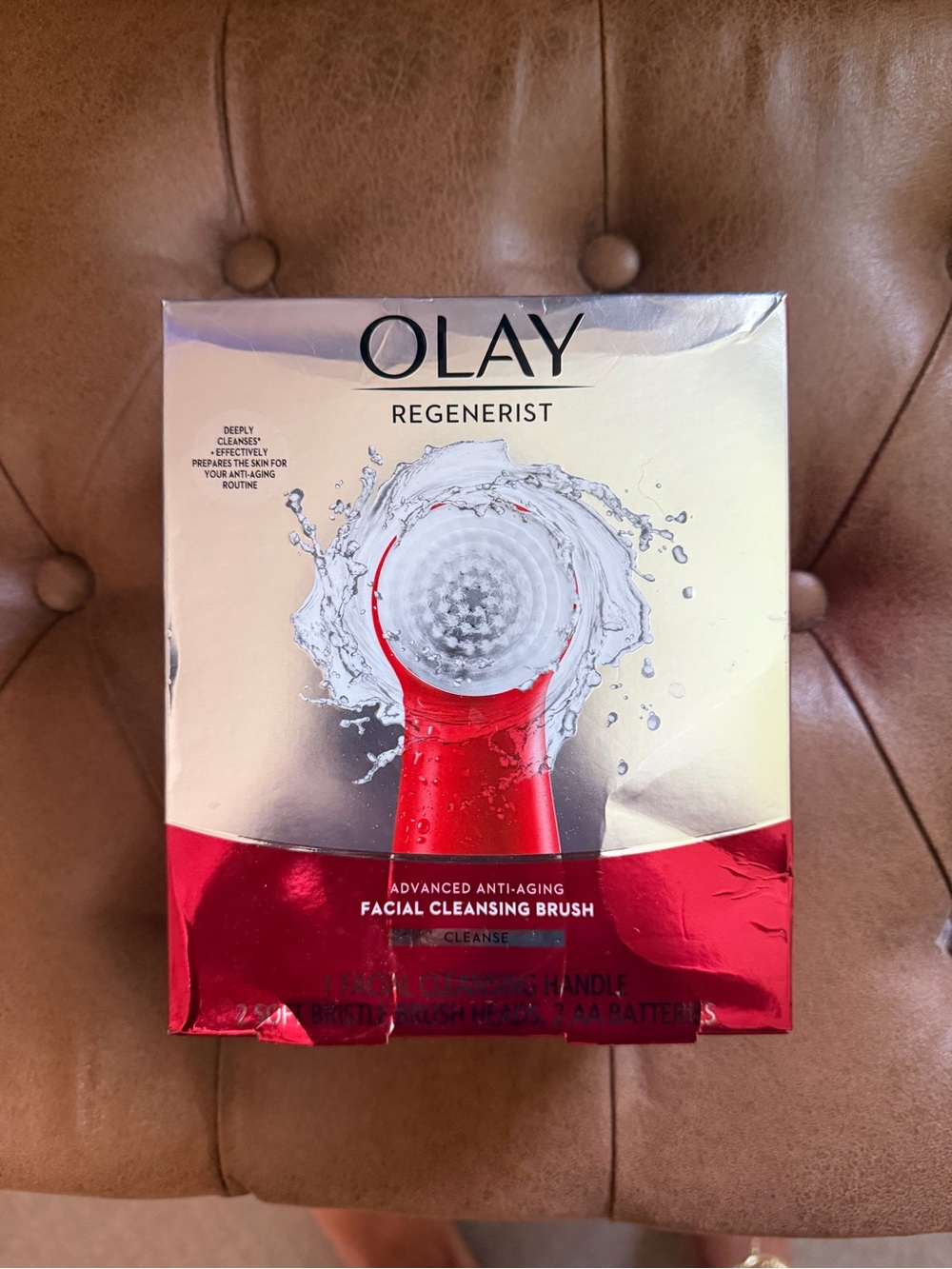 Olay Regenerist Facial Cleansing Brush Advanced Anti Aging Cleanse New open Box